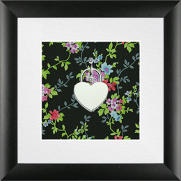 Love Frame Silver Daisy