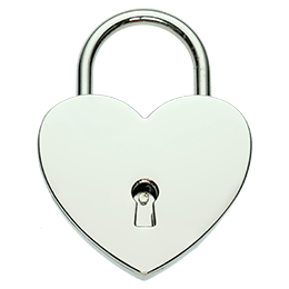 Cadenas de coeur argent